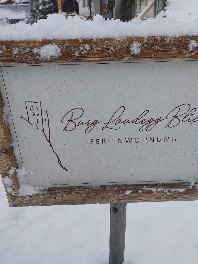 Burg Laudegg Blick Apartment Faggen ภายนอก รูปภาพ